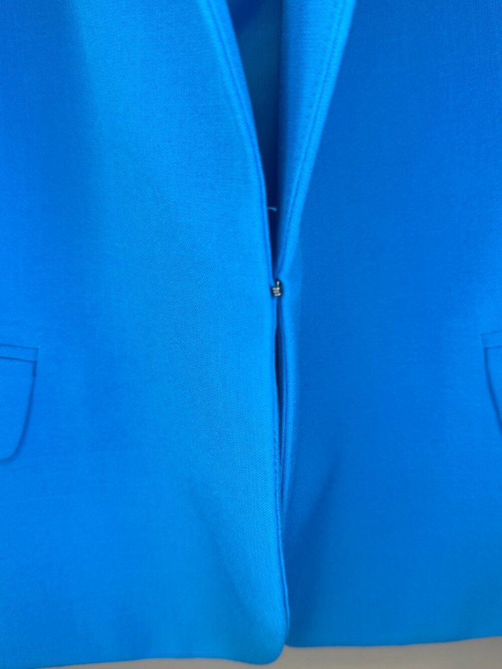 Jones Studio Blazer Womens 2X Blue Open Front Classy Professional Work Jacket - Picture 3 of 10